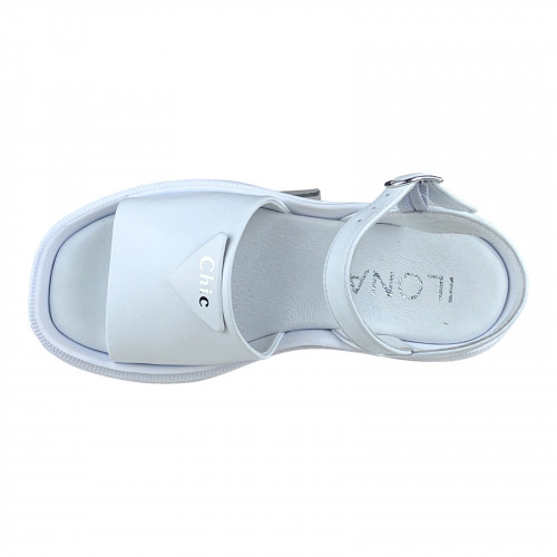 Босоніжки Жіночі шкіряні ILONA 194/219 05 білий