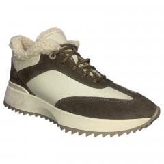 Кроссовки женские кожаные ANDALINI 2449 04 визон мех 