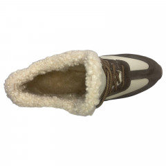 Кроссовки женские кожаные ANDALINI 2449 04 визон мех 