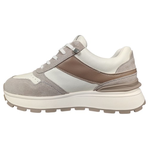 Кросівки жіночі шкіряні LONZA 199321 молочні бежеві 