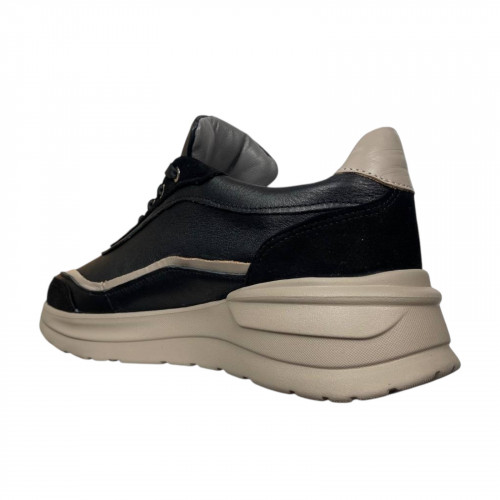 Кроссовки женские кожаные VLADEKS 1285 01 черные