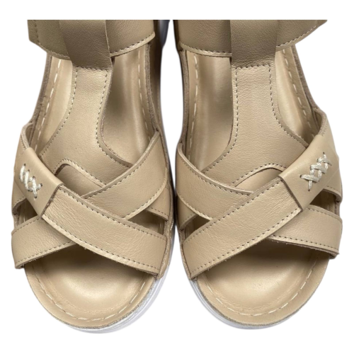 Босоніжки жіночі шкіряні Scorpion 401/10 бежеві