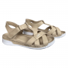 Босоніжки жіночі шкіряні Scorpion 401/10 бежеві