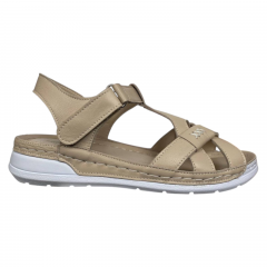 Босоножки женские кожаные Scorpion 401/10 бежевые