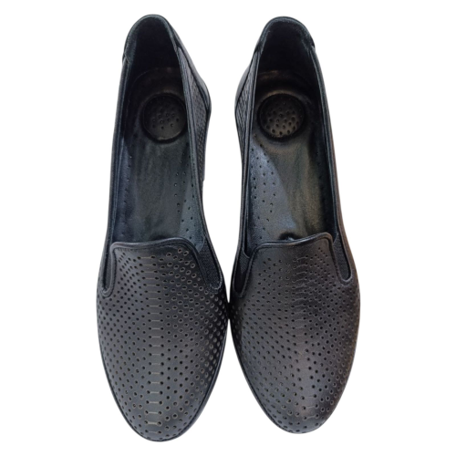 Туфли женские кожаные ATO 1101 черные 