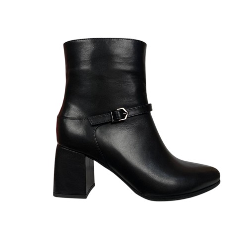 Черевики жіночі шкіряні ILONA 873/49 байка каблук