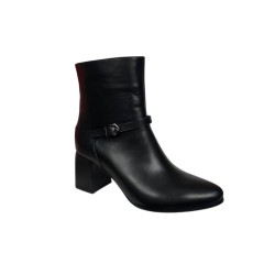 Черевики жіночі шкіряні ILONA 873/49 байка каблук