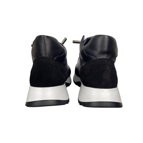 Кросівки жіночі ROADE STYLE M 1056 01 шкіра+ замш чорні