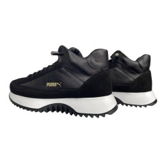 Кросівки жіночі ROADE STYLE M 1056 01 шкіра+ замш чорні  