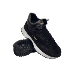 Кросівки жіночі ROADE STYLE M 1056 01 шкіра+ замш чорні  