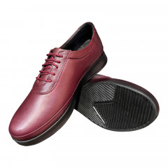 Туфли Женские кожаные VIOLETA 1132 5 bordo