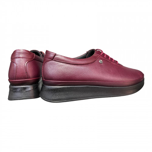 Туфли Женские кожаные VIOLETA 1132 5 bordo