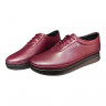 Туфли Женские кожаные VIOLETA 1132 5 bordo
