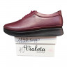 Туфли Женские кожаные VIOLETA 1132 5 bordo