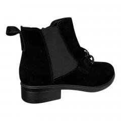 Черевии жіночі замшеві BODRUM 7186 чорний байка