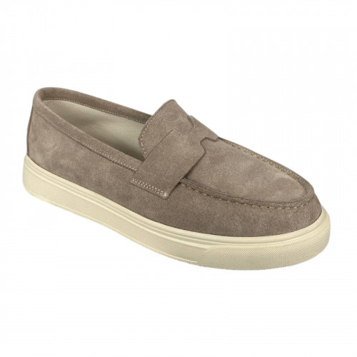 Лоферы женские замшевые DITAS L-4 бежевые