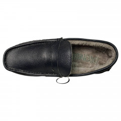 Мокасины мужские кожаные DUKAVELLI 7202 черные