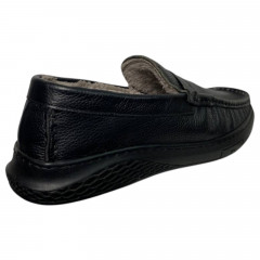 Мокасины мужские кожаные DUKAVELLI 7202 черные