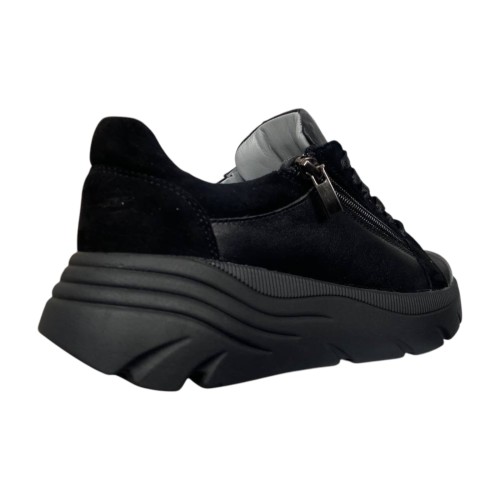 Кроссовки женские кожаные VLADEKS 1289 черные