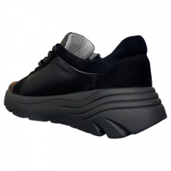 Кроссовки женские кожаные VLADEKS 1289 черные