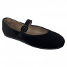 Балетки женские замшевые ALEXA 23 01 черные