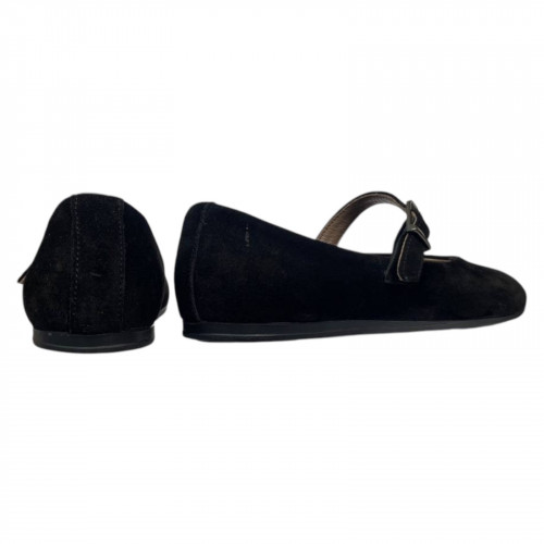 Балетки женские замшевые ALEXA 23 01 черные