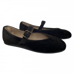 Балетки женские замшевые ALEXA 23 01 черные