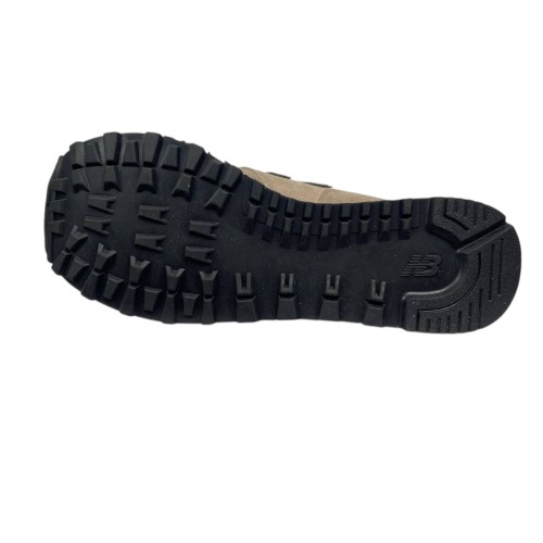 Кроссовки мужские New Balalance замшевые 574 (900-23) бежевый мех