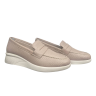Мокасины женские кожаные ATO 700 04 бежевые