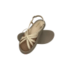 Босоножки женские кожаные CAMELLIA 423 16 молочная лат.
