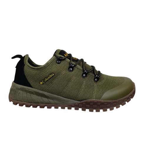 Кроссовки мужские текстильные Columbia A4009-5 хаки термо