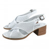Босоніжки Жіночі шкіряні ASMIN 404 білий