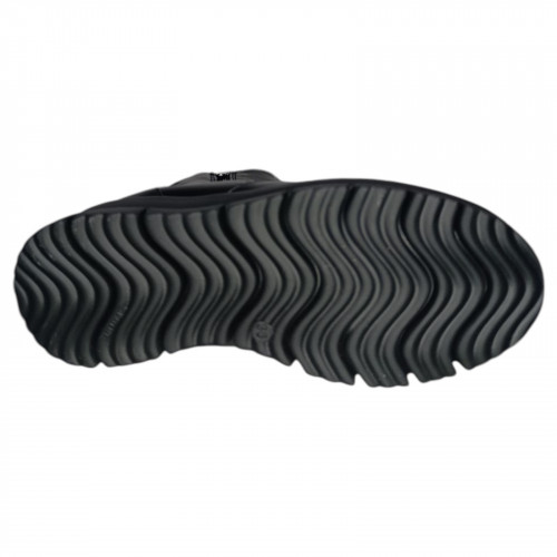 Черевики жіночі шкіряні BLESSO Т3 01 чорний хутро 