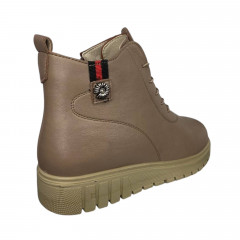 Черевики жіночі шкіряні BODRUM K002-7 04 бежевий байка