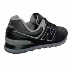 Кромки мужские кожаные New Balance U891-3 черные серые 