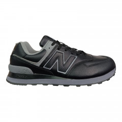 Кромки мужские кожаные New Balance U891-3 черные серые 