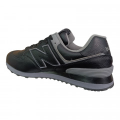 Кромки мужские кожаные New Balance U891-3 черные серые 