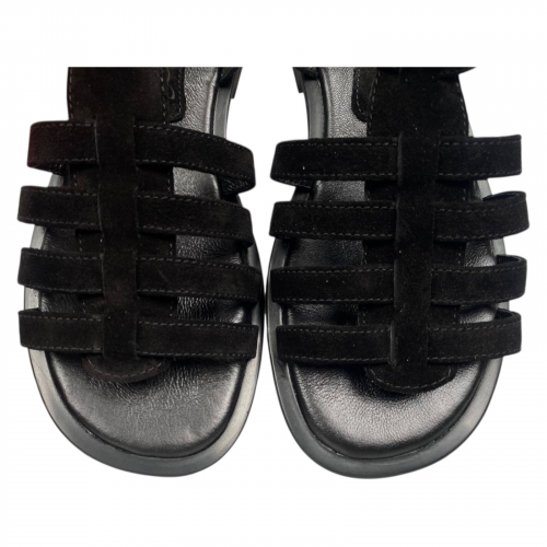 Босоножки женские черные замшевые KATRINA 180/1