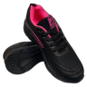 Кросівки жіночі текстильні SPORT W125 чорний/рожевий