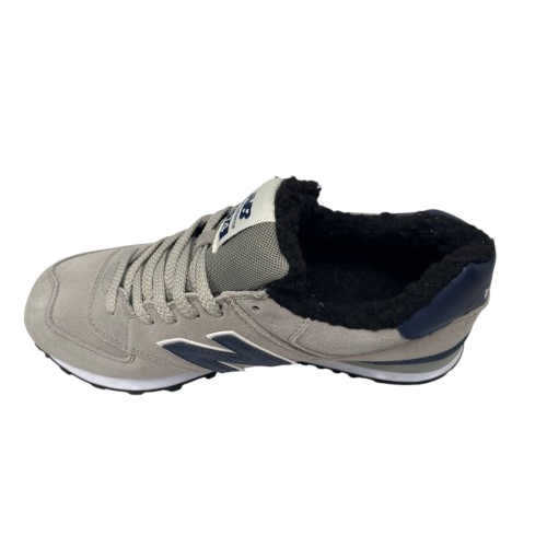 Кроссовки мужские New Balalance замшевые 574 (900-22) серый мех