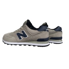 Кроссовки мужские New Balalance замшевые 574 (900-22) серый мех