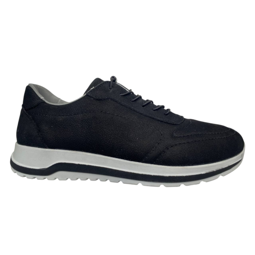 Кросівки чоловічі замшеві ATO 110 01 чорні