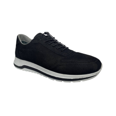 Кросівки чоловічі замшеві ATO 110 01 чорні