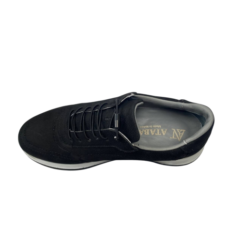 Кросівки чоловічі замшеві ATO 110 01 чорні