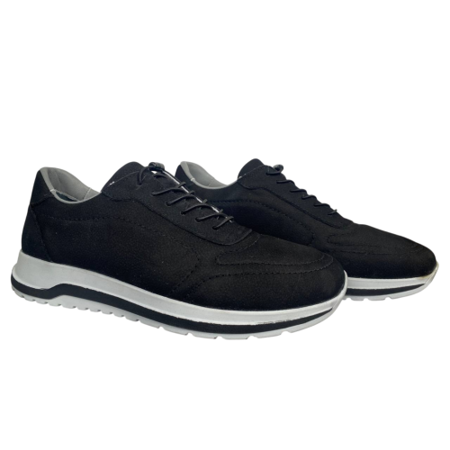 Кросівки чоловічі замшеві ATO 110 01 чорні