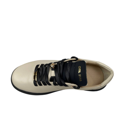 Кроссовки женские кожаные CAMELLIA 218 04 бежевые