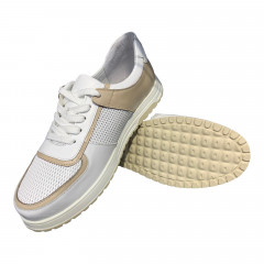 Кроссовки Женские кожаные TANGO 123 белый