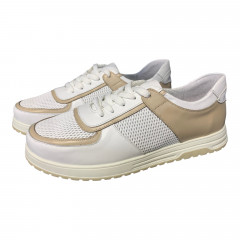 Кроссовки Женские кожаные TANGO 123 белый