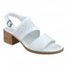Босоніжки Жіночі шкіряні ASMIN 400 білий
