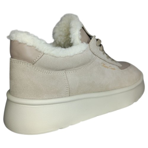 Кроссовки женские замшевые CAMELLIA 35/2 04 мех визона 